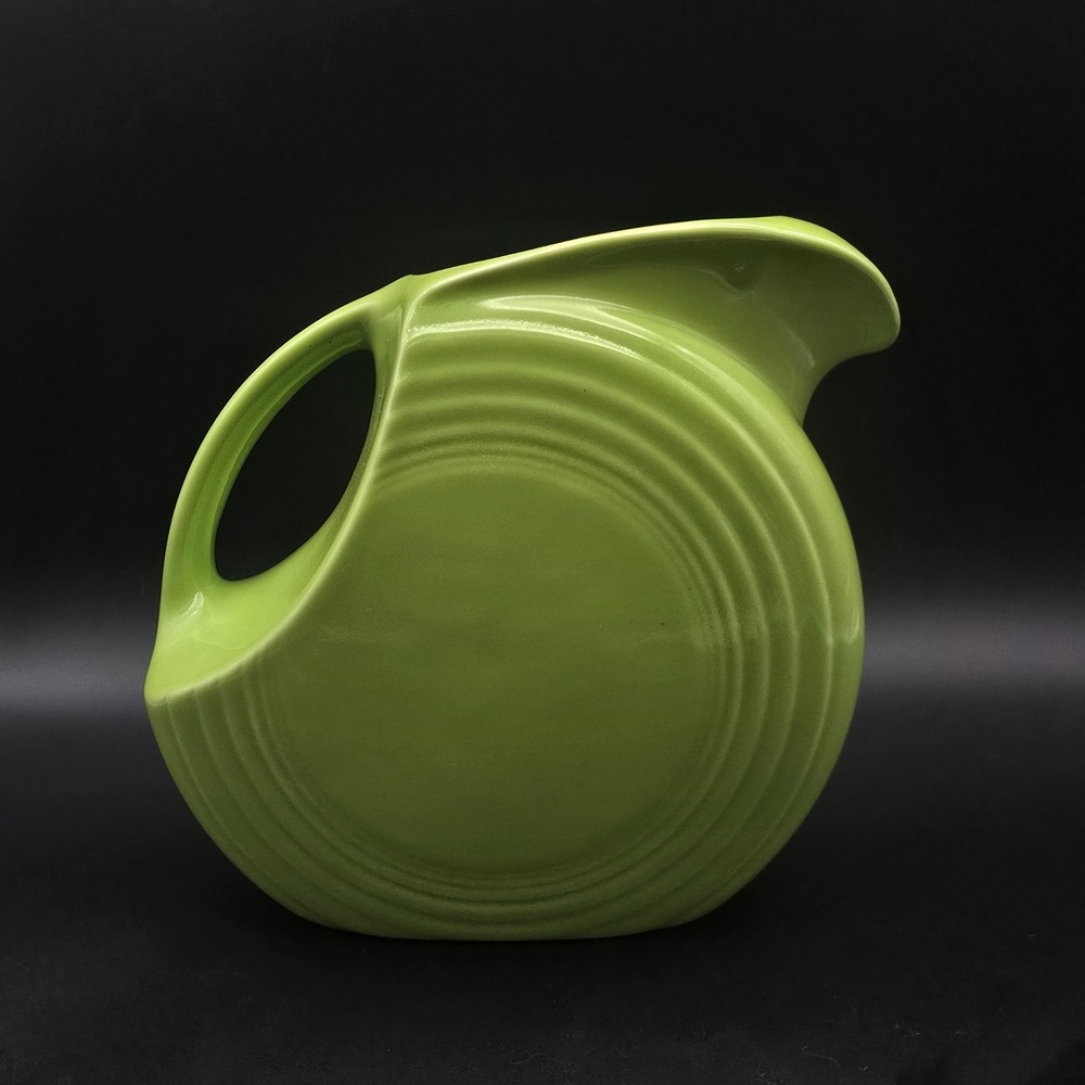 Fiesta Lemongrass Green Large Disc Water Pitcher USA